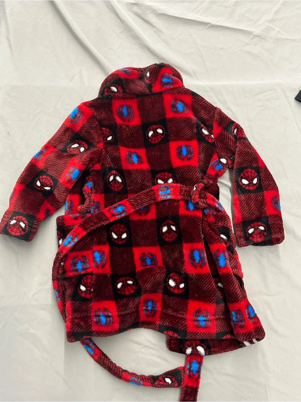 Spider-Man Plush Bathrobe Boys Size 2T